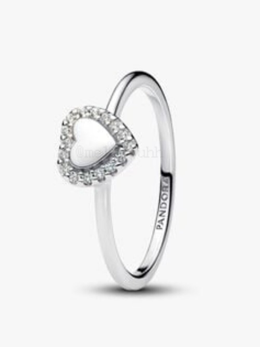 Pandora silver heart halo Ring
